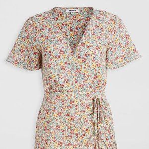 NWT BB DAKOTA Floral Wrap Dress